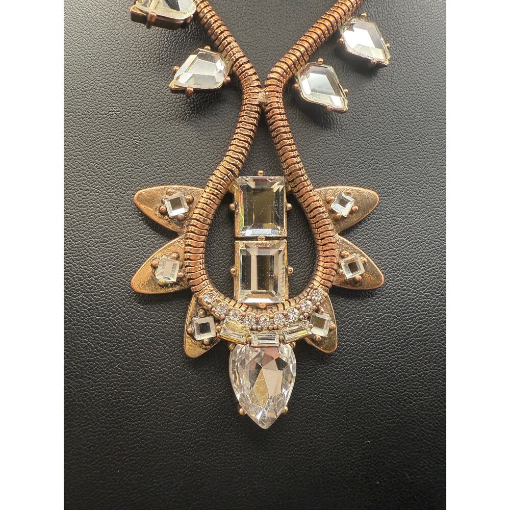 Stella & Dot Retired Soleil Bronze Finish Necklace